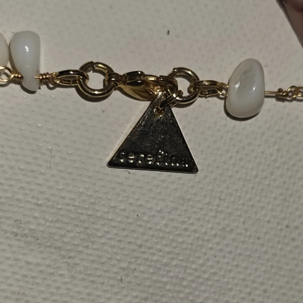 Serafina X Anthropologie Elegant Cream‎ Beaded Long Necklace